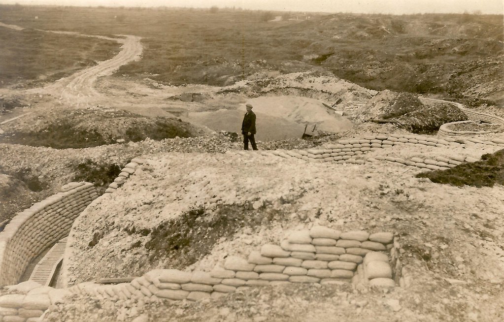 Lonely man standing in a desert far away